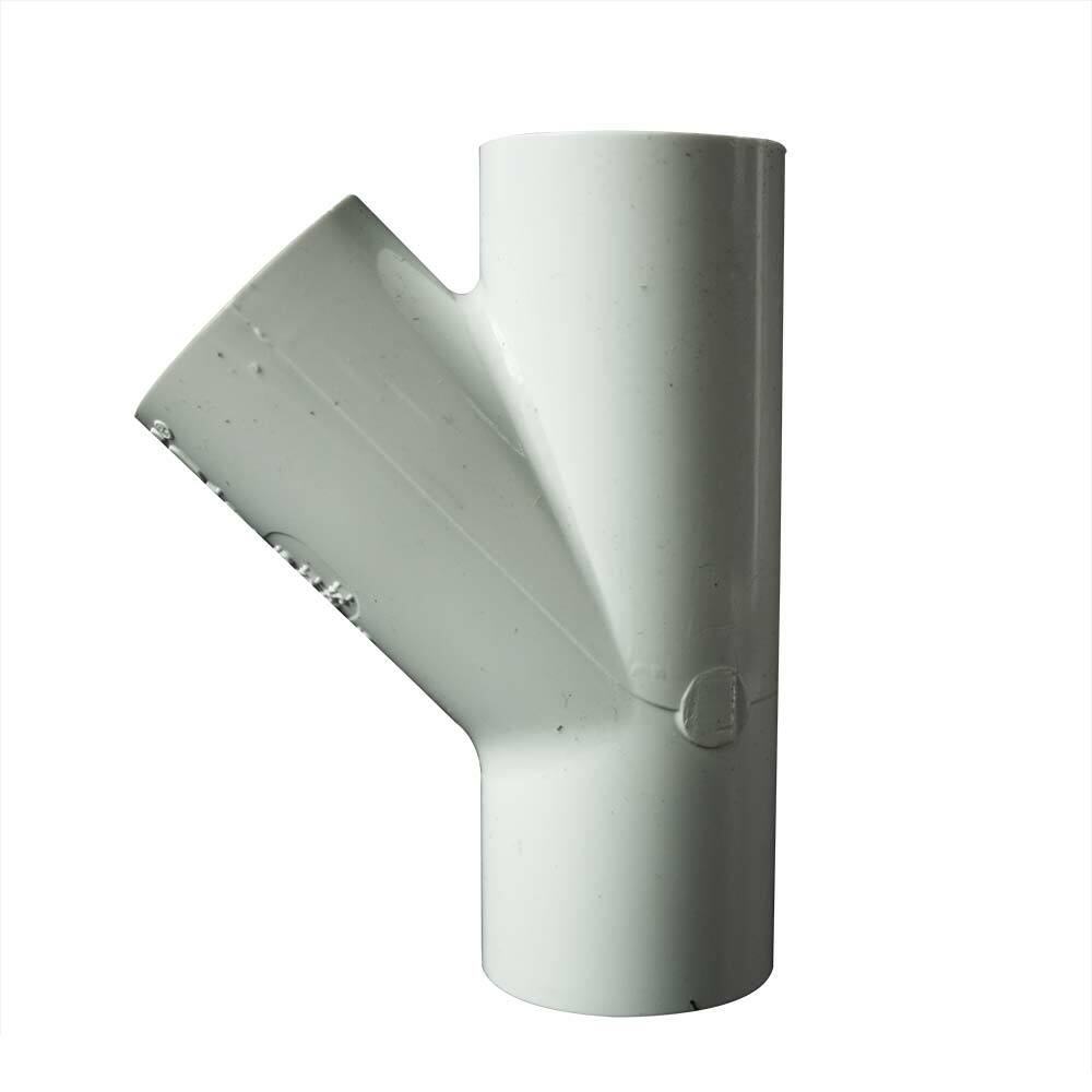 Thrifco 8113942 1/2 x 1/2 x 1/2 in PVC Schedule 40 Wye, Slip