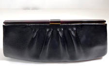 Vtg Leather Clutch Purse