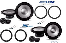 Altoparlanti ALPINE S2-S80 S2-S65C Kit 8 casse AUDI A4 B8 08 Q5 09 (8R) + CROSS