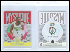 2020-21 Panini Illusions - Mystique Pink #17 Jaylen Brown Celtics Red Yellow SP