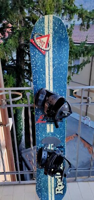 Crazy Creek - Road Gear Board Snowboard with Vintage Collectible Bindings 