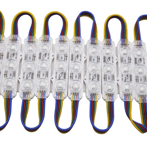 5050 SMD 3 LED Module Strip RGB Light For STORE FRONT Window Sign Bar Lamp Kit - Picture 7 of 13