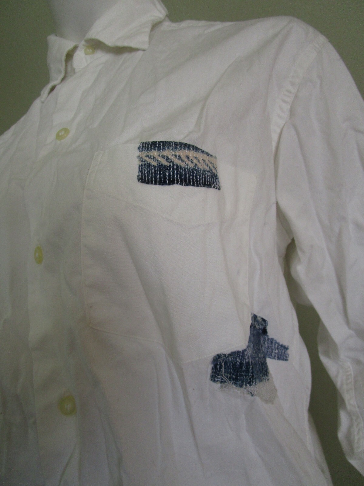 Vintage Repurposed Men's Patchwork Darning Repari… - image 3