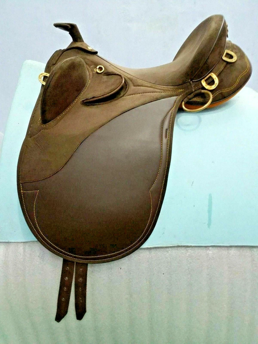 Selle en cuir Flex Tree Trail marron à motif floral