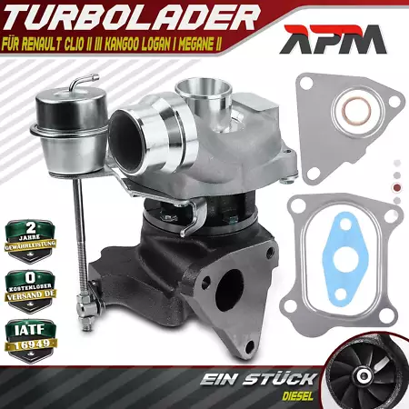 Turbolader RENAULT GRAND SCÉNIC III 1.5 dCi (JZ0/1_)