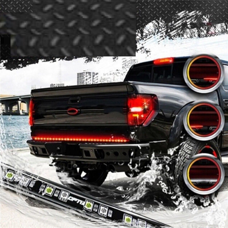 Feu LED 120cm étanche et flexible stop et recul pour utilitaire et 4x4