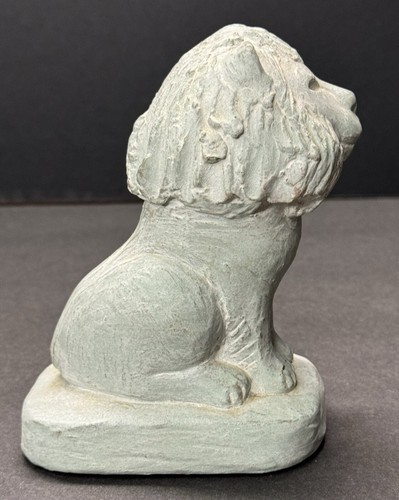 Vintage Isabel Bloom Seated Lion Sculpture USA 1987 Heavy Figurine Paperweight B - Picture 8 of 20