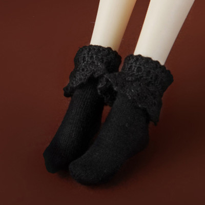 PPM Ankle Socks Black Dollmore 12/" Fashion Doll Size 12inch Size
