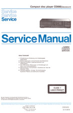 PHILIPS CD 880 - CD PLAYER - SERVICE MANUAL IN COLOR VERSION - REPAIR - DEUTSCH