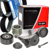 Bosch 6PK1660 Keilrippenriemen-Satz + Spanner FüR Audi Seat VW Polo Skoda