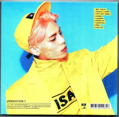 SHINee Jong Hyun Album Vol. 1 Like 2016 Taiwan Special CD 84p Card