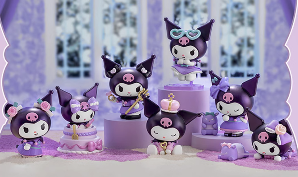 クロミ　フィギュア　海外　MINISO MINISO Sanrio Kuromi Birthday Party Series Blind Box Confirmed