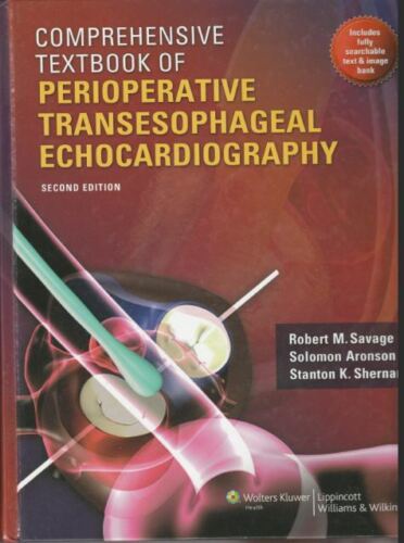 Comprehensive Textbook of Perioperative Transesophageal Echocardiography by  S… 9781605472461 | eBay