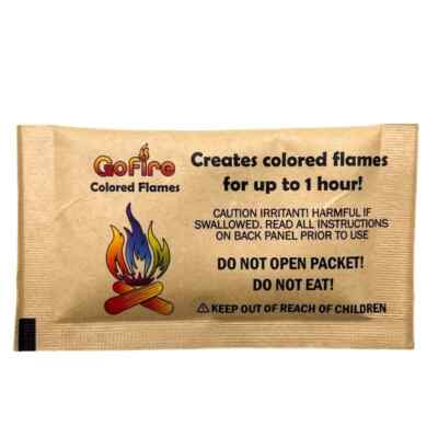 Go Fire Colored Fire Flames 10 Pack