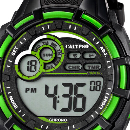 Calypso Kunststoff PUR Jugend Uhr K5625/3 Armbanduhr schwarz Digital  UK5625/3 | eBay