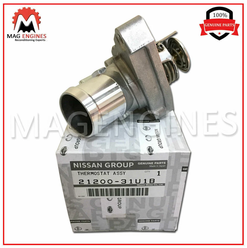 21200-31U1B GENUINE OEM THERMOSTAT W/GASKET FOR INFINITI M35/45 FRONTIER XTERRA - Imagem 3 de 4