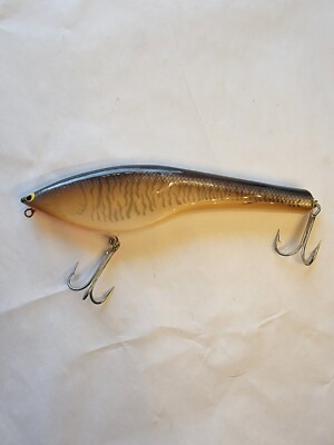 Vintage Bagley B FLAT 8 wood Musky Lure. | eBay