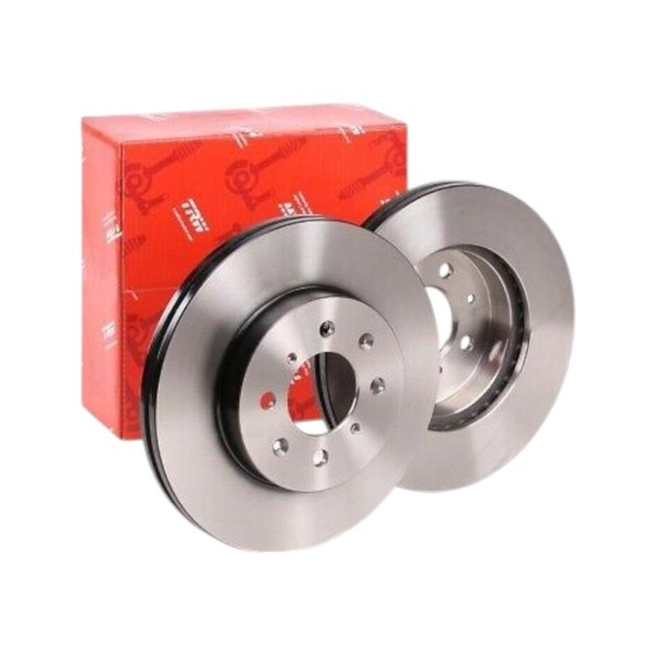 Paar Bremsscheiben TRW Passend FüR Alfa Romeo Giulietta Fiat 500X Jeep Renegade-image