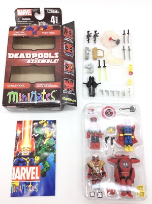 Marvel Minimates Deadpools Assemble Box Set 4 Pack Diamond Select
