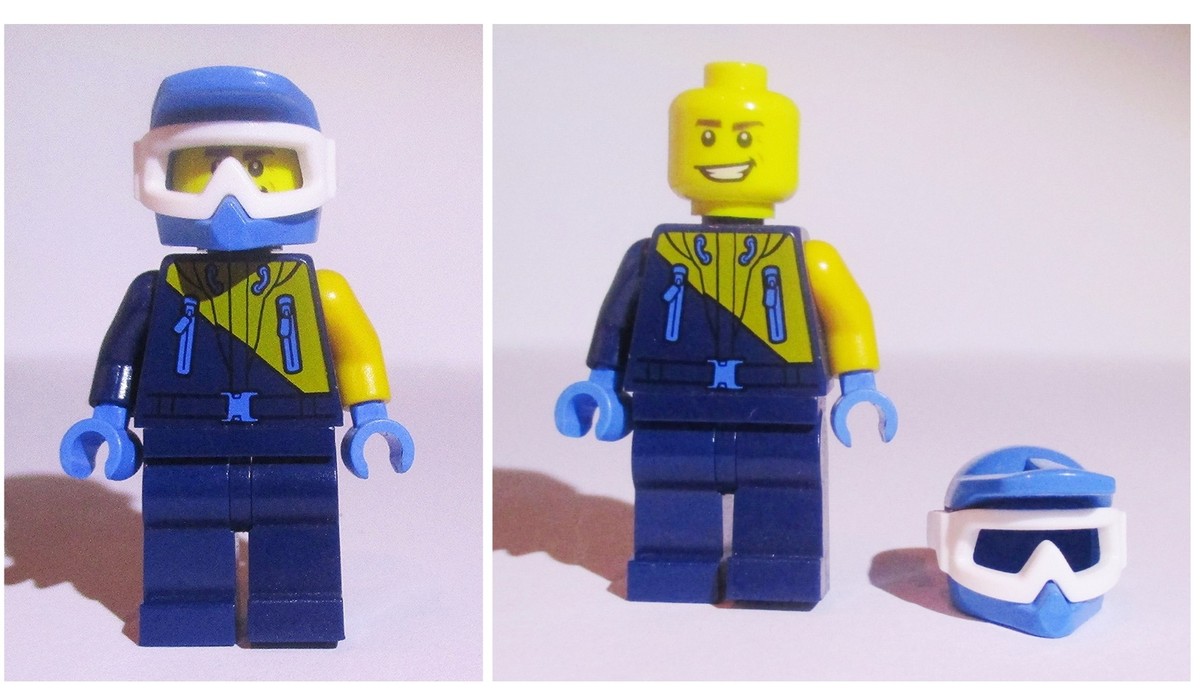 Lego Minifigure Cty 0904 Arctic Snowmobile Driver from 60191