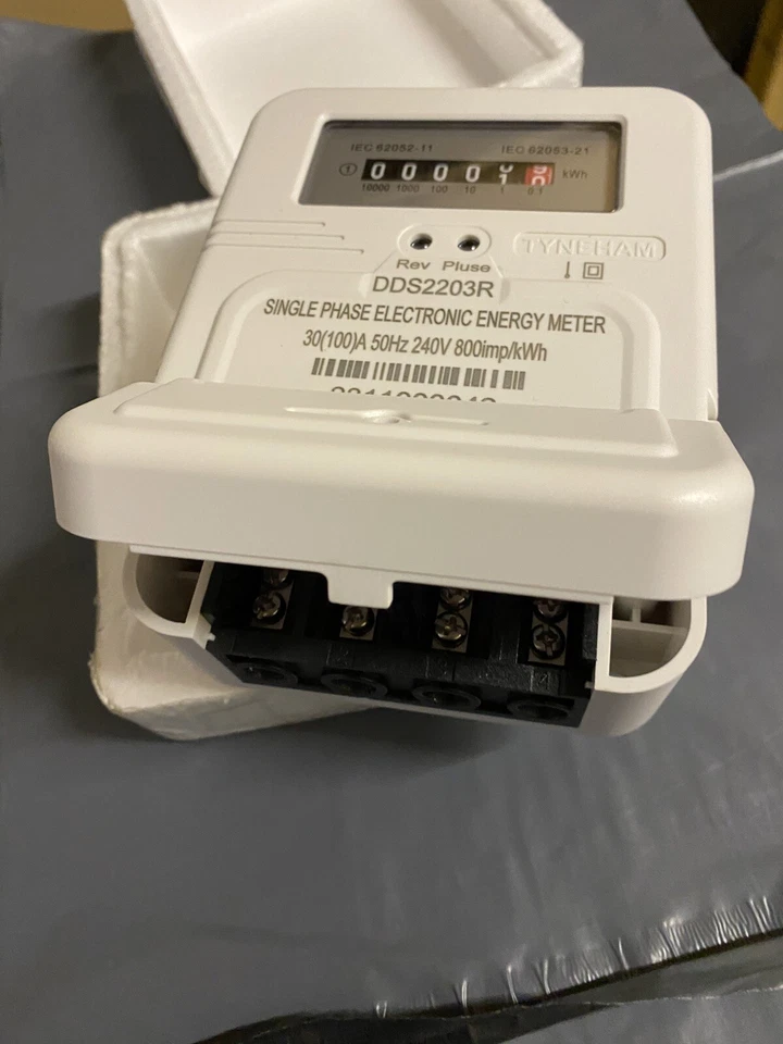 BRAND NEW 100 AMP SINGLE PHASE ELECTRONIC KWH ELECTRICTY METERS [ MID Approved ] - Image 4 of 4