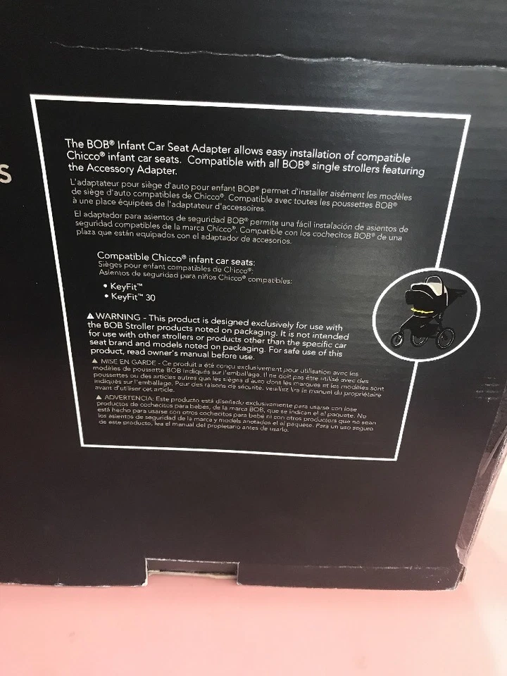 BOB S07416200 2011-2017 Single Infant Car Seat Adapter Fits/For Chicco Car Seat - Image 3 of 4