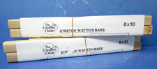 Creative Circle Stretch N Stitch Bars Frame Embroidery Hand Needlepoint 8x10