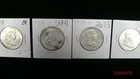 1950-D, 1958 P&D & 1962-D Franklin Half Dollars 90% SILVER-4 Coins