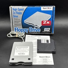 SmartDisk External USB 3.5" Floppy Drive for PC or Mac/Titanium Edition/Tested