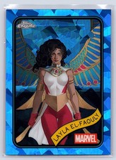 2025 Topps Chrome Sapphire Edition Marvel Layla El-Faouly #10