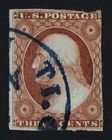 CKStamps: US Stamps Collection Scott#10 3c Washington Used
