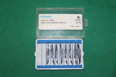 8x UTILIS MULTIDEC 3004-3.2-6 LV SP29035 UHM30 HX, 129911 Wendeschneidplatten