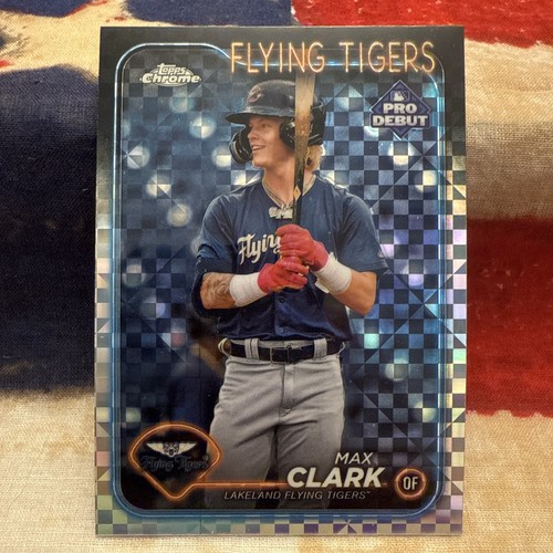 Max Clark [Autograph] #PDC-141 2024 Topps Pro Debut Chrome card