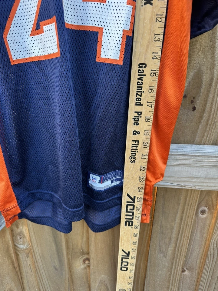 Camiseta de fútbol Reebok On Field Denver Broncos #24 Champ Bailey juvenil grande azul Foto 4 de 4