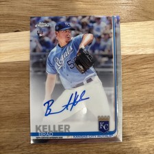 2019 Topps Chrome - Rookie Autographs Brad Keller #RA-BK (AU, RC)