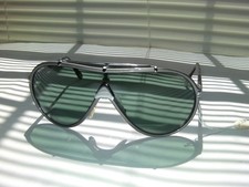 Vintage Vitaloni Derapage 1980s Silver Ice Blue Sunglasses Mad Max 80s Dakar Vintage Vitaloni Derapage 1980s Silver Ice Blue Sunglasses Mad Max 80s Dakar