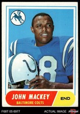 1968 Topps #74 John Mackey Colts HOF Syracuse 3 - VG