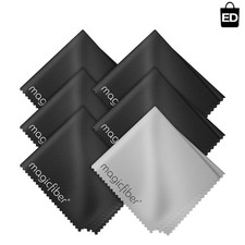 Versatile Microfiber Cleaning Cloths - 6 Pack for Screens, Glasses, and More