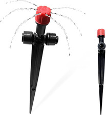 10PCS Push-to-Connect Drip Irrigation Emitters for 1/4 inch Irrigation Tubing