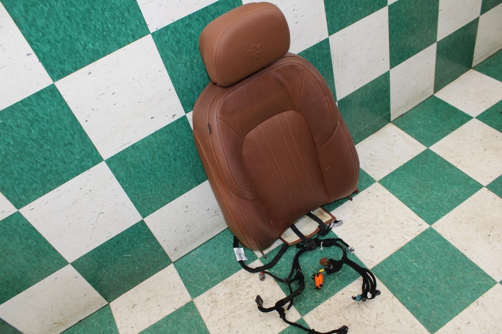 Maserati Ghibli 2014-2022 Front Right Upper Seat back Brown