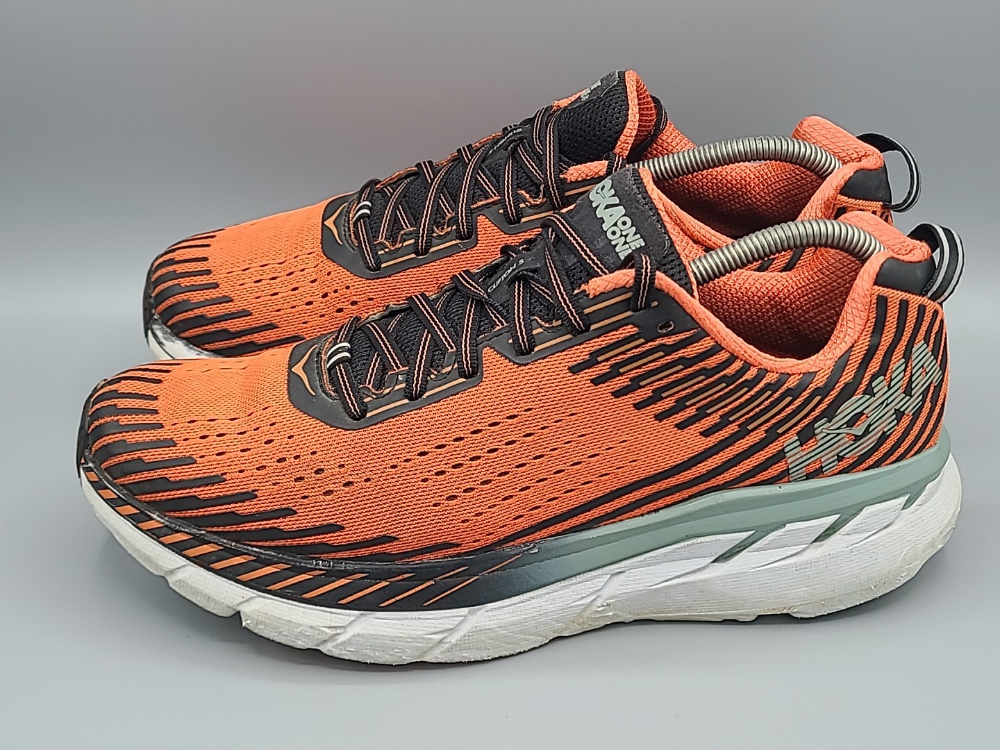 Hoka One One Clifton 5 Men’s 9 US Running Walking Shoes Sneakers Trainers thumbnail 7