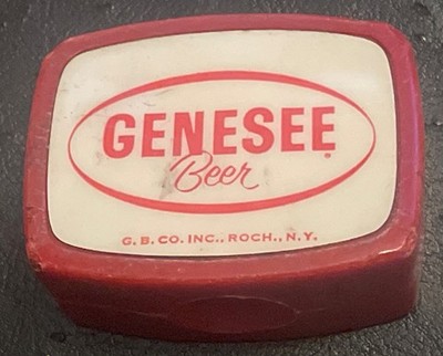 Vintage Genesee Beer Tap Handle (red/white) Rochester NY Brewery