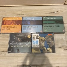 Golden Age of Pop Time Life Set + Greatest 50s Hits And Blueberry Hill 15 CD NEW