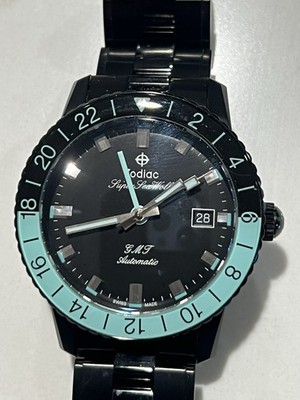 Zodiac Super Sea Wolf GMT Blackout 40mm Zo9407  Limited 79/82