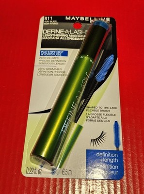 Maybelline Define A Lash #811 Very Black Waterproof, New, Carded, FREE Shipping 