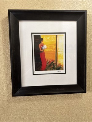 Emile Bellet Signed seriolitgraph signed on the plate  Framed with paperwork