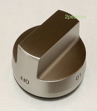 One LG stainless gas burner control knob part  AEZ74653701 stove range