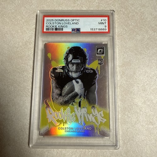 2025 Donruss Optic Colston Loveland Base (PSA 9)