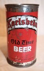 Karlsbrau Old Time Flat Top Beer Can 1950's DNCMT3.2% Empty 12 oz. DuLuth, MN — photo 8