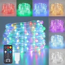 Color Changing Rope Lights - 18FT Led Rope Lights Outdoor Waterproof with Rem...